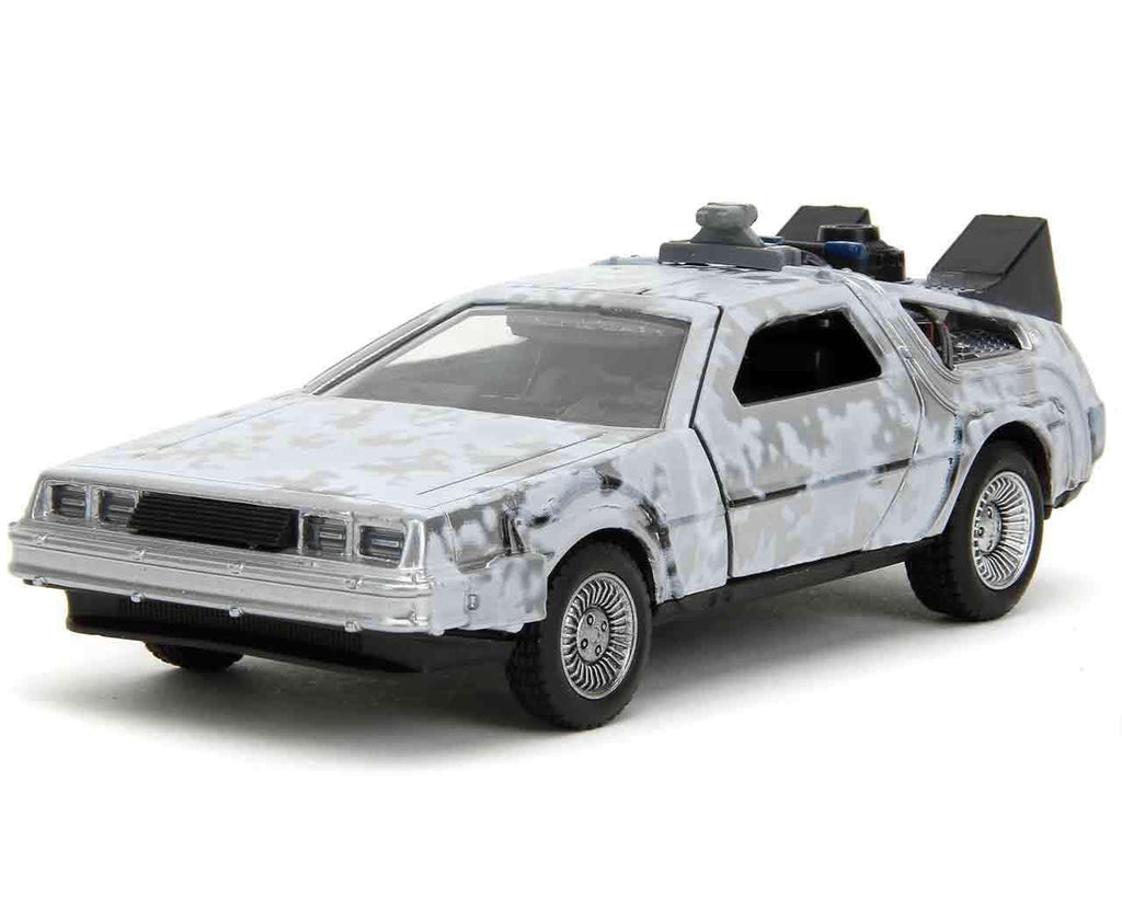 Tillbaka till Framtiden Del 1 - 1982 DeLorean DMC-12 med Frost Effekt - 1:32 Die-cast Modell Limited Edition - Robotto