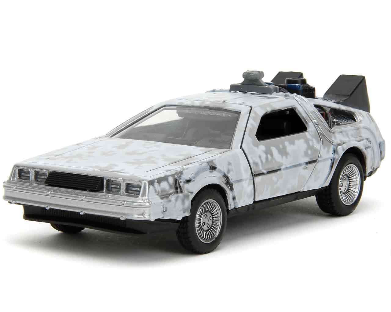 Tillbaka till Framtiden Del 1 - 1982 DeLorean DMC-12 med Frost Effekt - 1:32 Die-cast Modell Limited Edition jada toys