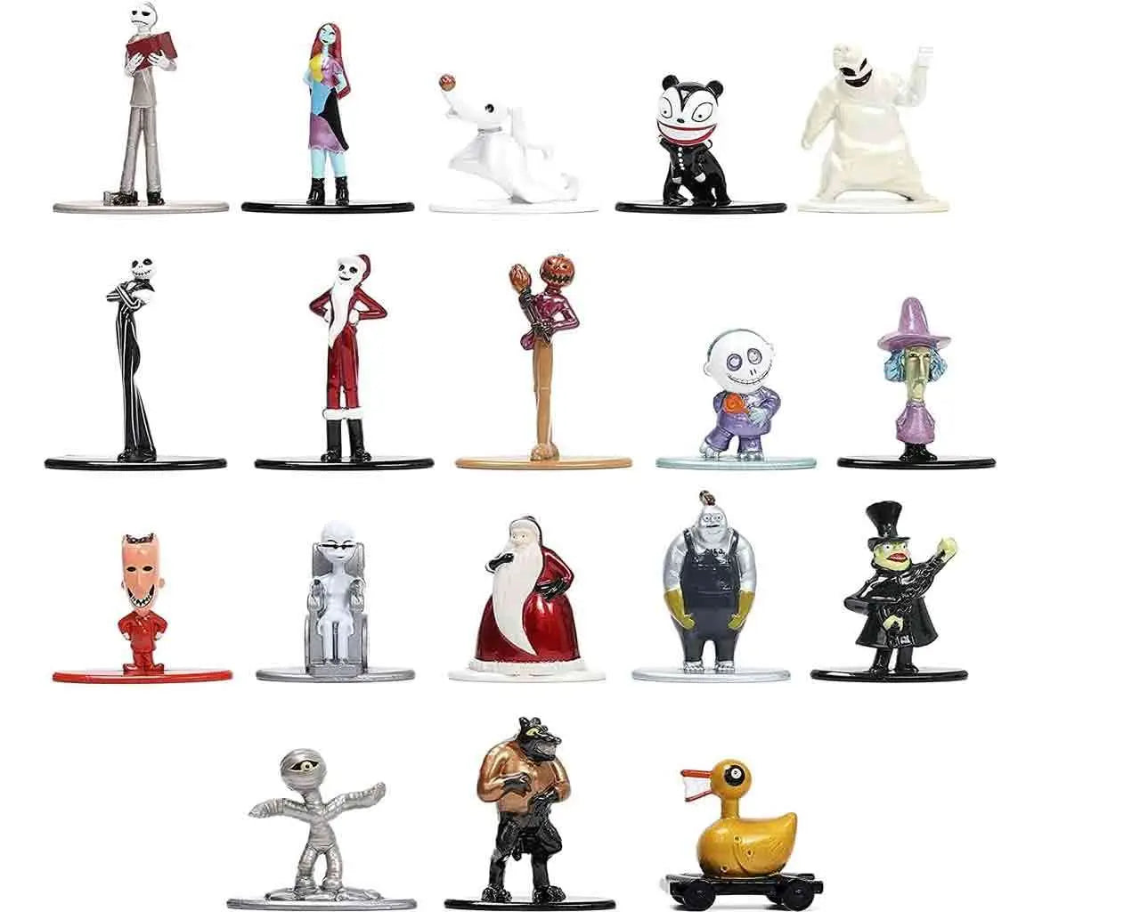 Horror Film The Nightmare Before Christmas Metals Nano Figures Collection