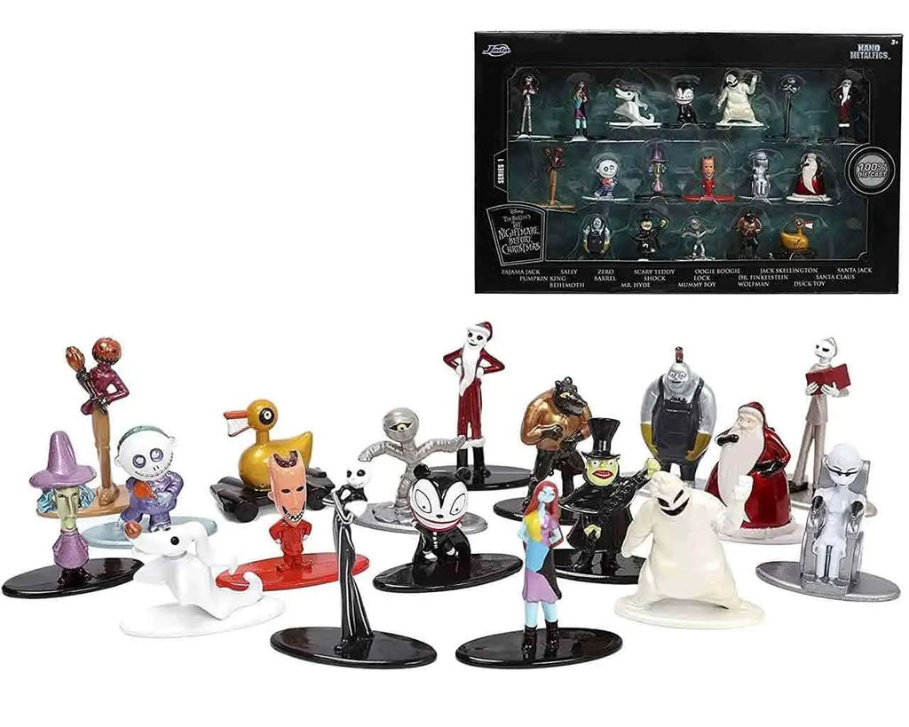 Horror Film The Nightmare Before Christmas Metals Nano Figures Collection