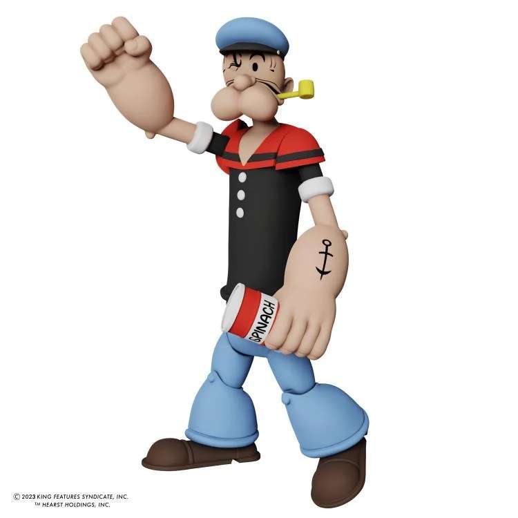 Popeye Power Stars Actionfigurer - Nostalgiska Samlarfigurer boss fight studio