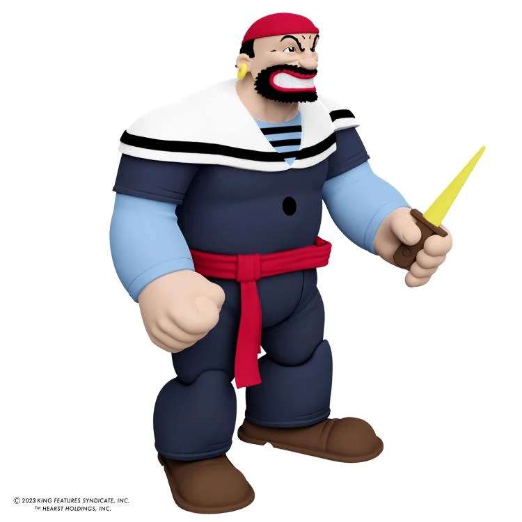 Popeye Power Stars Bluto & Sindbad Action Figures boss fight studio