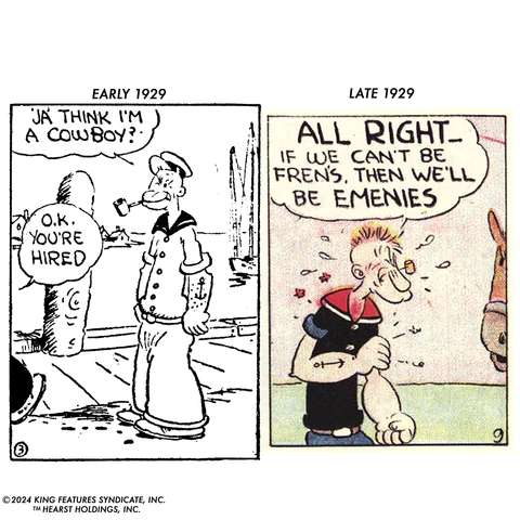 Popeye Wave 3 - Första App Vit T-shirt boss fight studio