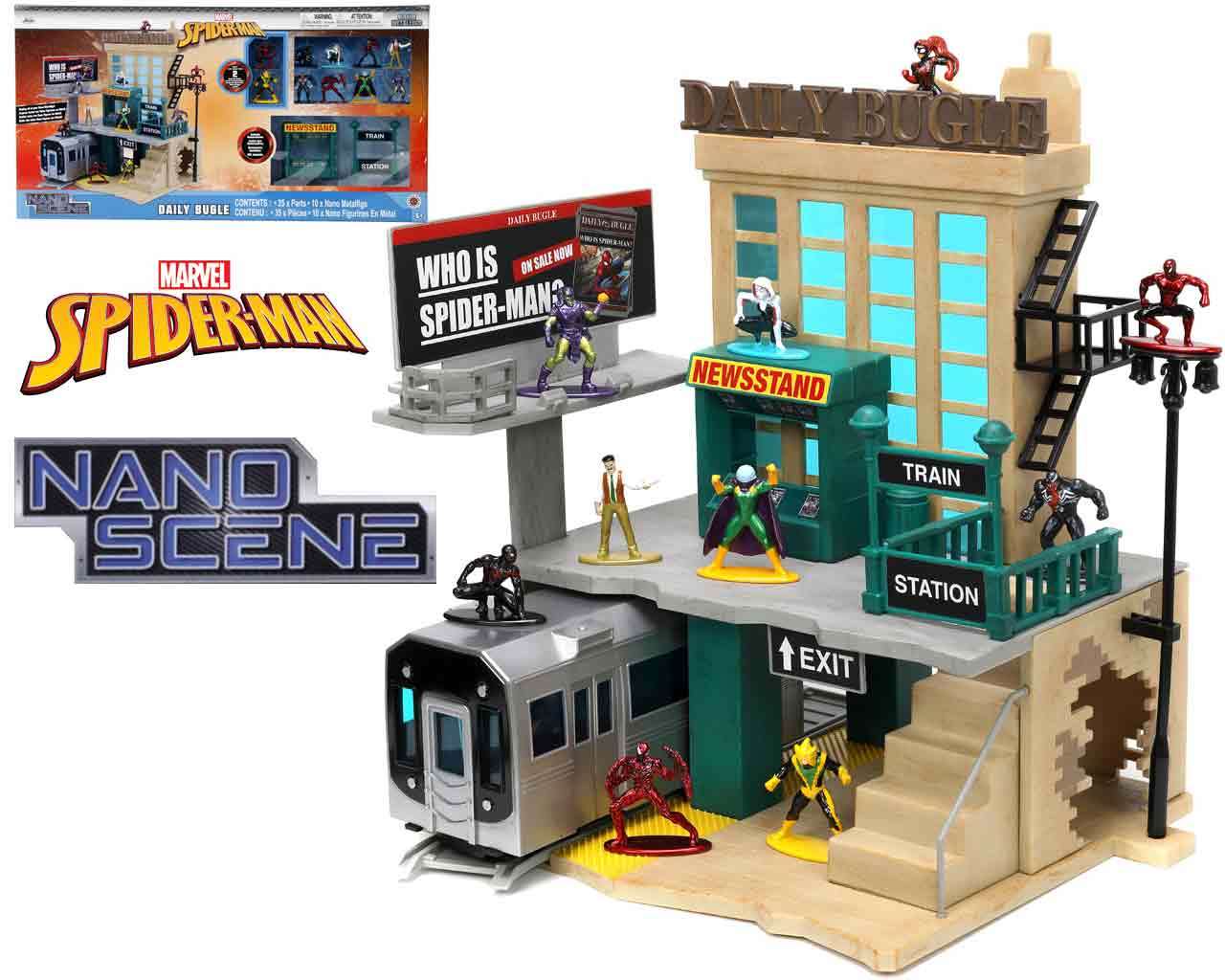 Nano Scene: Marvel Spider-Man - Daily Bugle Diorama jada toys