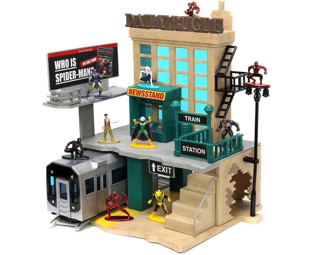 Nano Scene: Marvel Spider-Man - Daily Bugle Diorama jada toys
