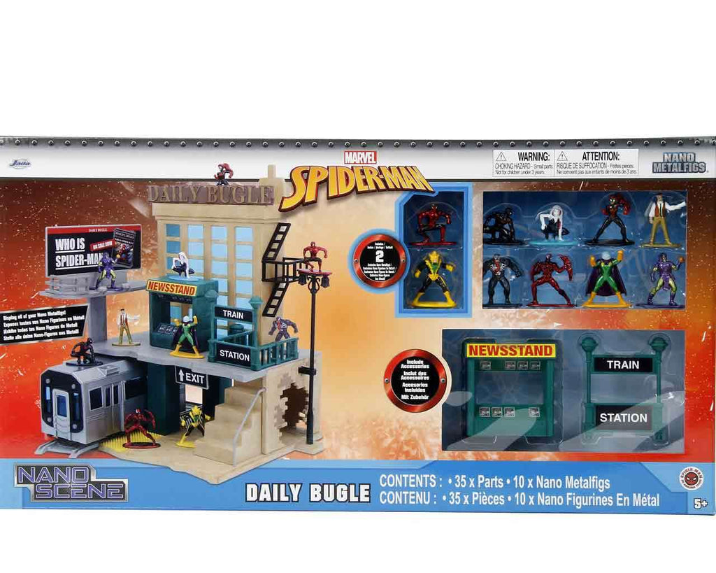 Nano Scene: Marvel Spider-Man - Daily Bugle Diorama jada toys