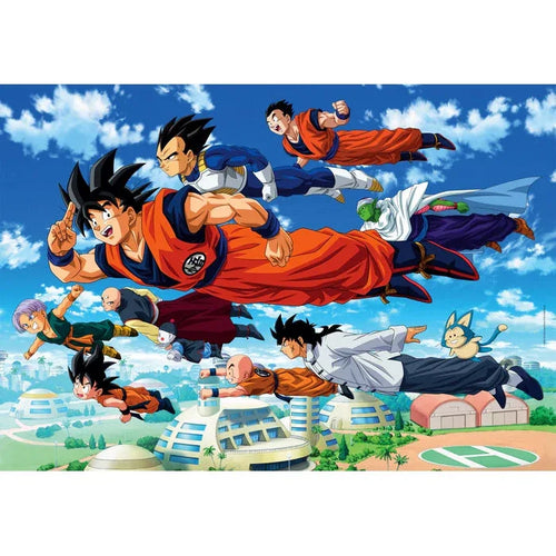 Anime Pusselkollektion - Dragon Ball Super: Flying Heroes - 1000 Bitars Pussel - Robotto