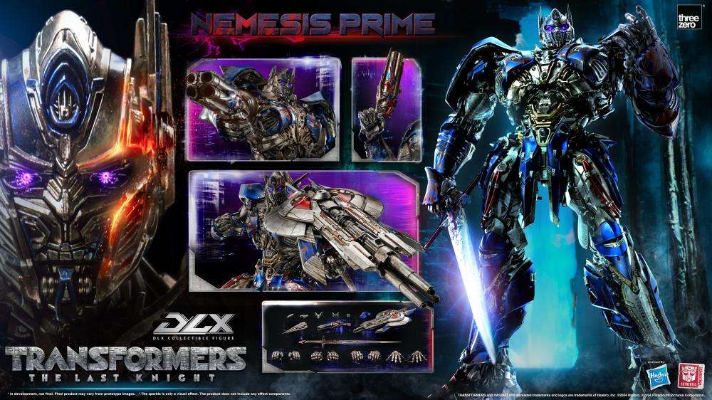 Transformers: The Last Knight DLX Nemesis Prime Figur threea toys/threezero