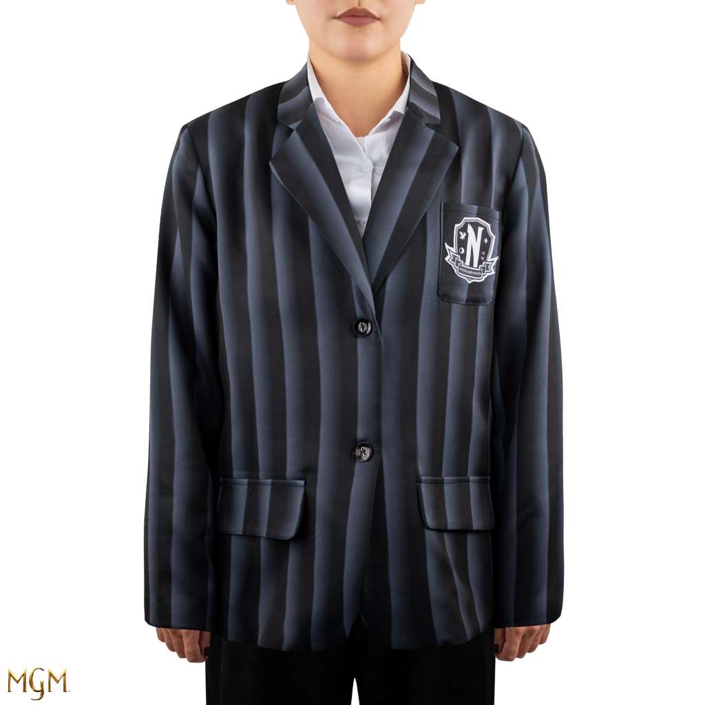 Wednesday Nevermore Academy Svart Blazer (L Storlek) cinereplicas