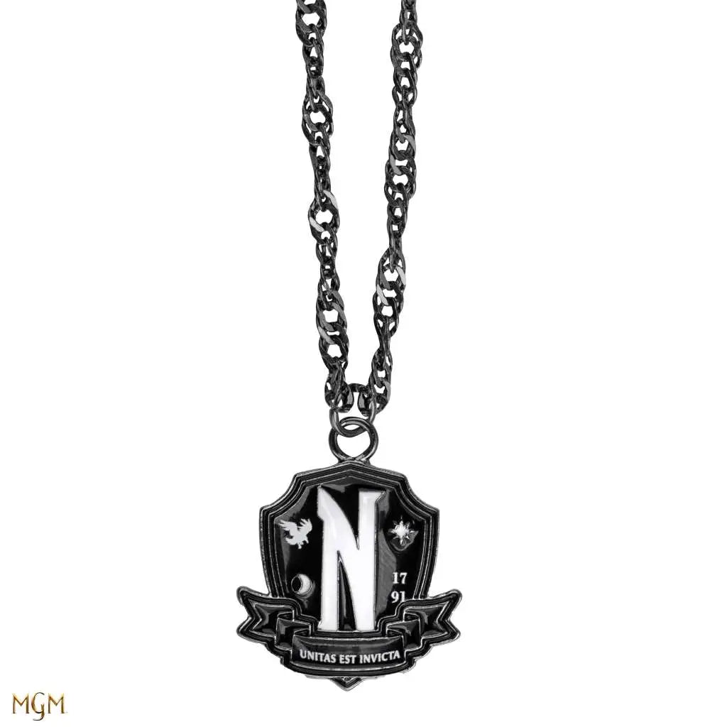 Wednesday Nevermore Academy Locket Necklace