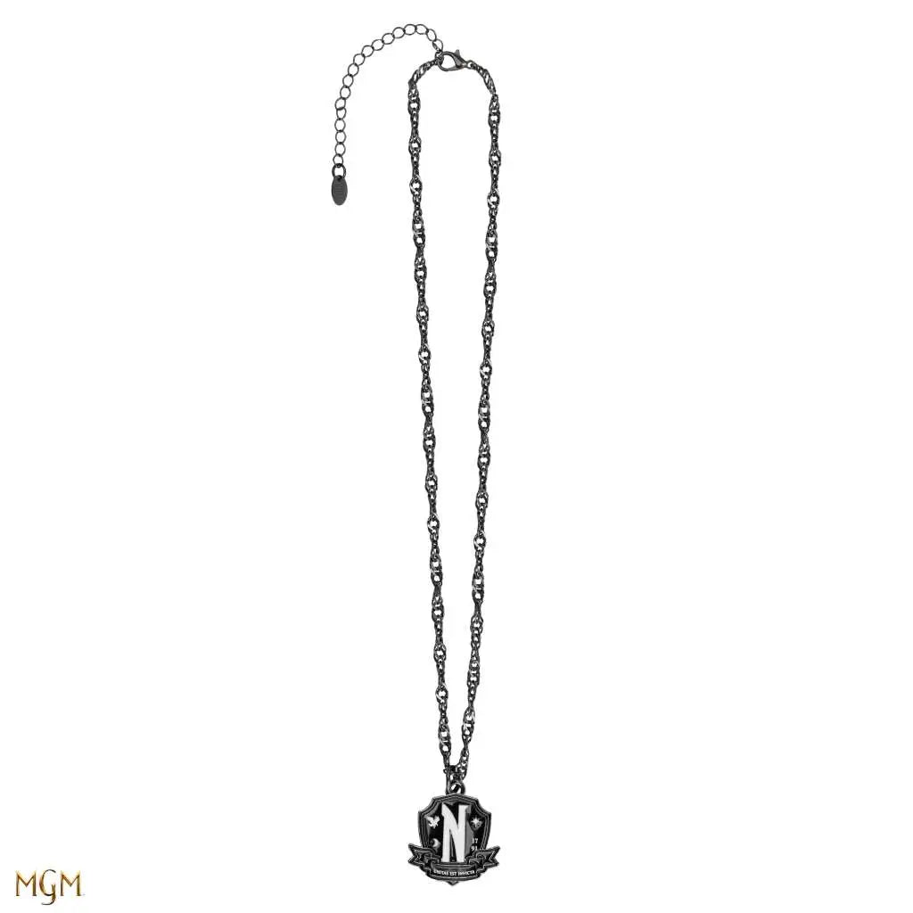 Wednesday Nevermore Academy Locket Necklace