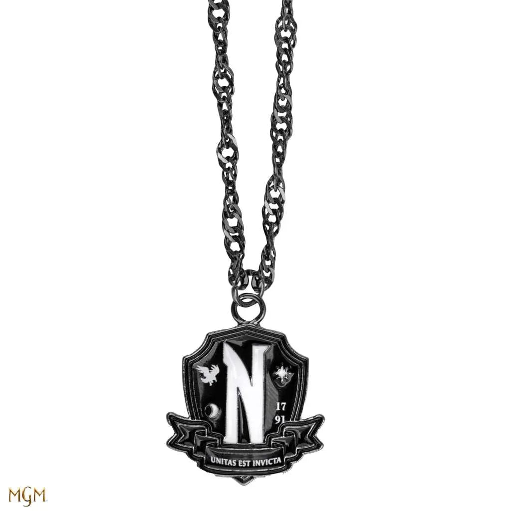 Wednesday Nevermore Academy Locket Necklace - Robotto