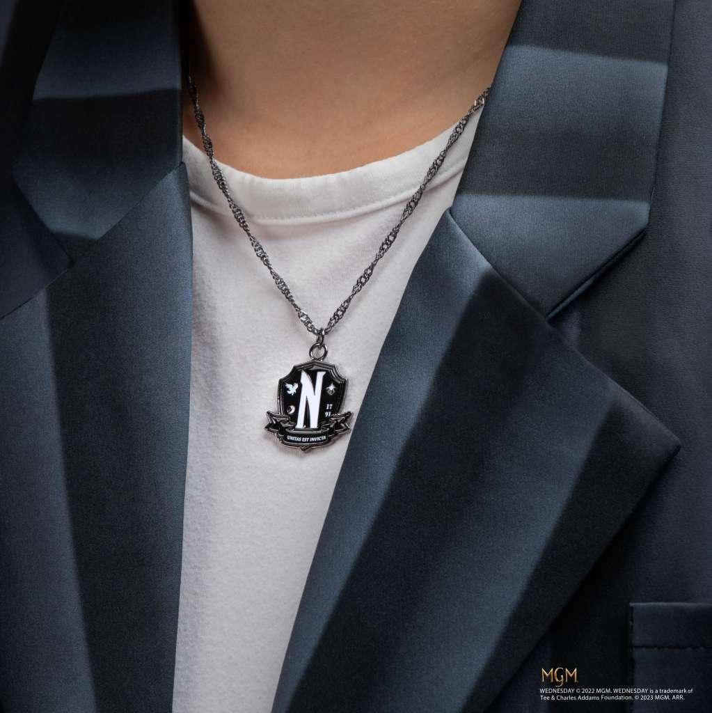 Wednesday Nevermore Academy Locket Necklace - Robotto