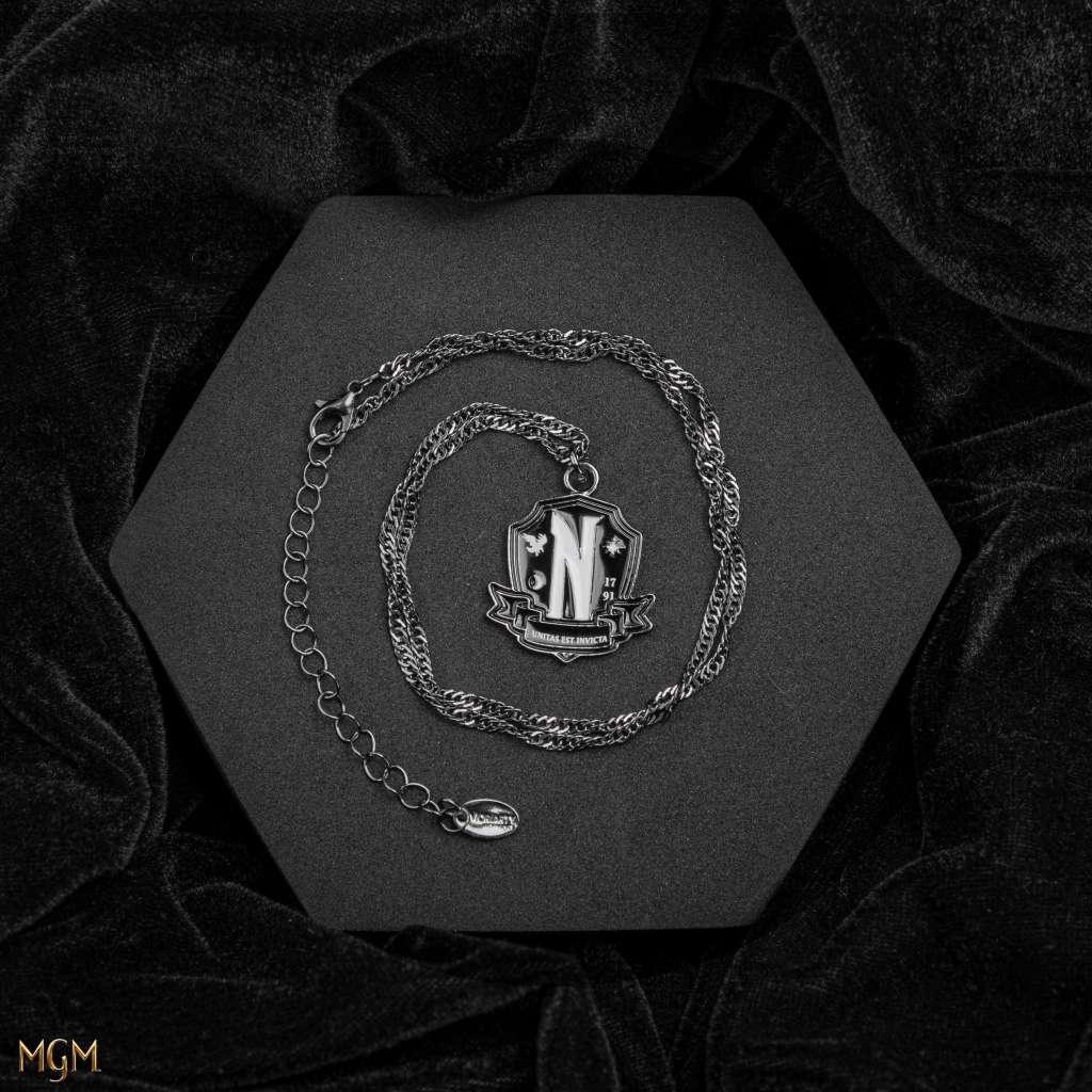 Wednesday Nevermore Academy Locket Necklace - Robotto