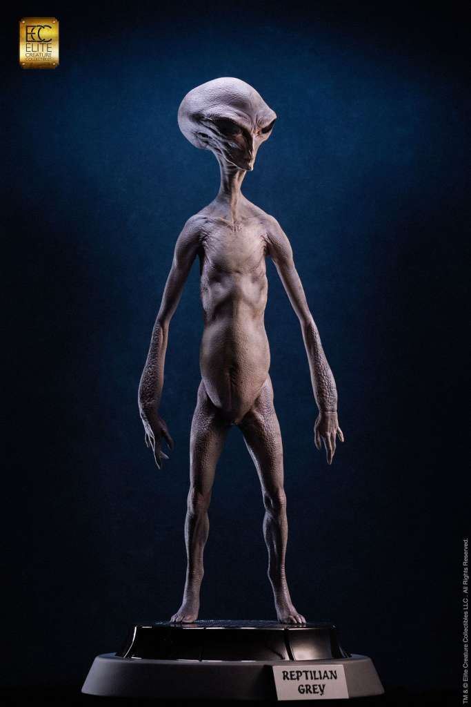 Reptilian Grey Maquette av Steve Wang - En Mästerlig Skulptur elite creature collectibles
