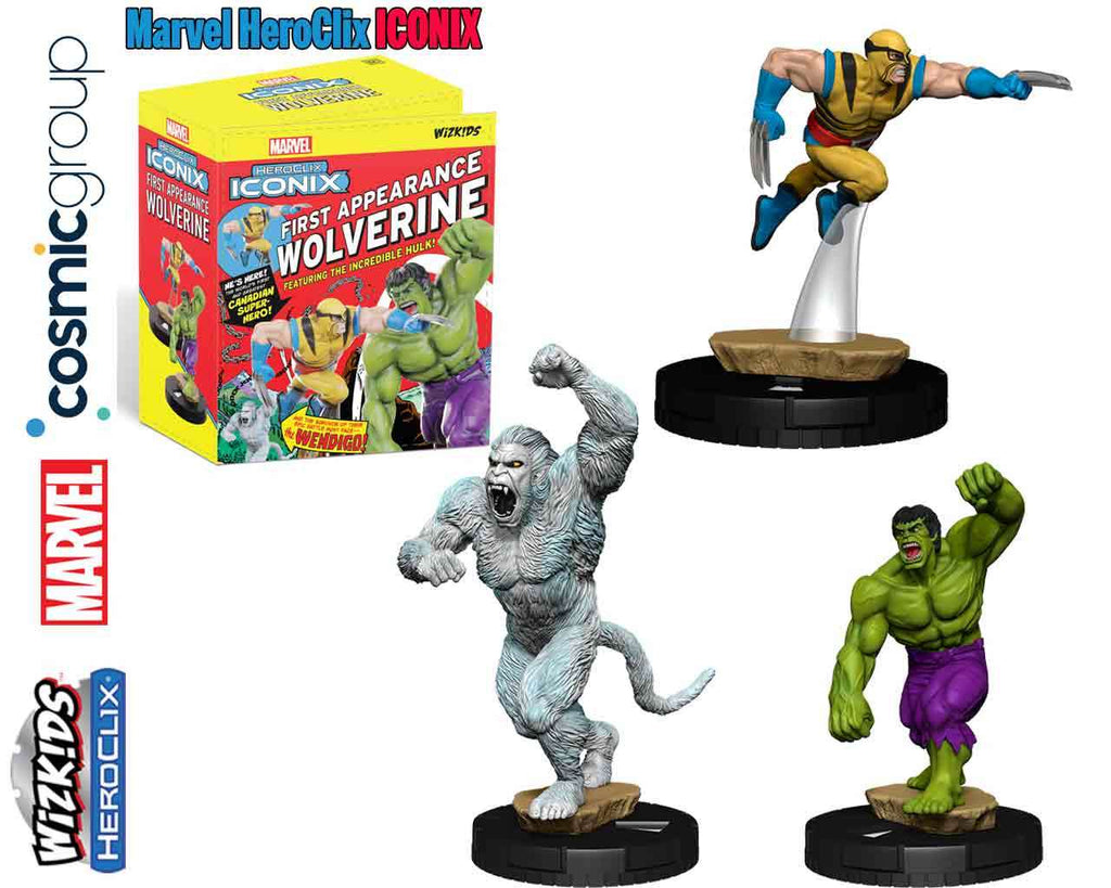 Marvel HeroClix Iconix: Första Utseende Wolverine wizkids