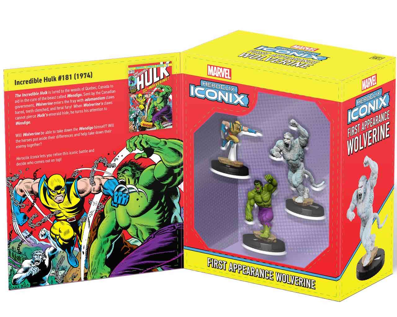 Marvel HeroClix Iconix: Första Utseende Wolverine wizkids