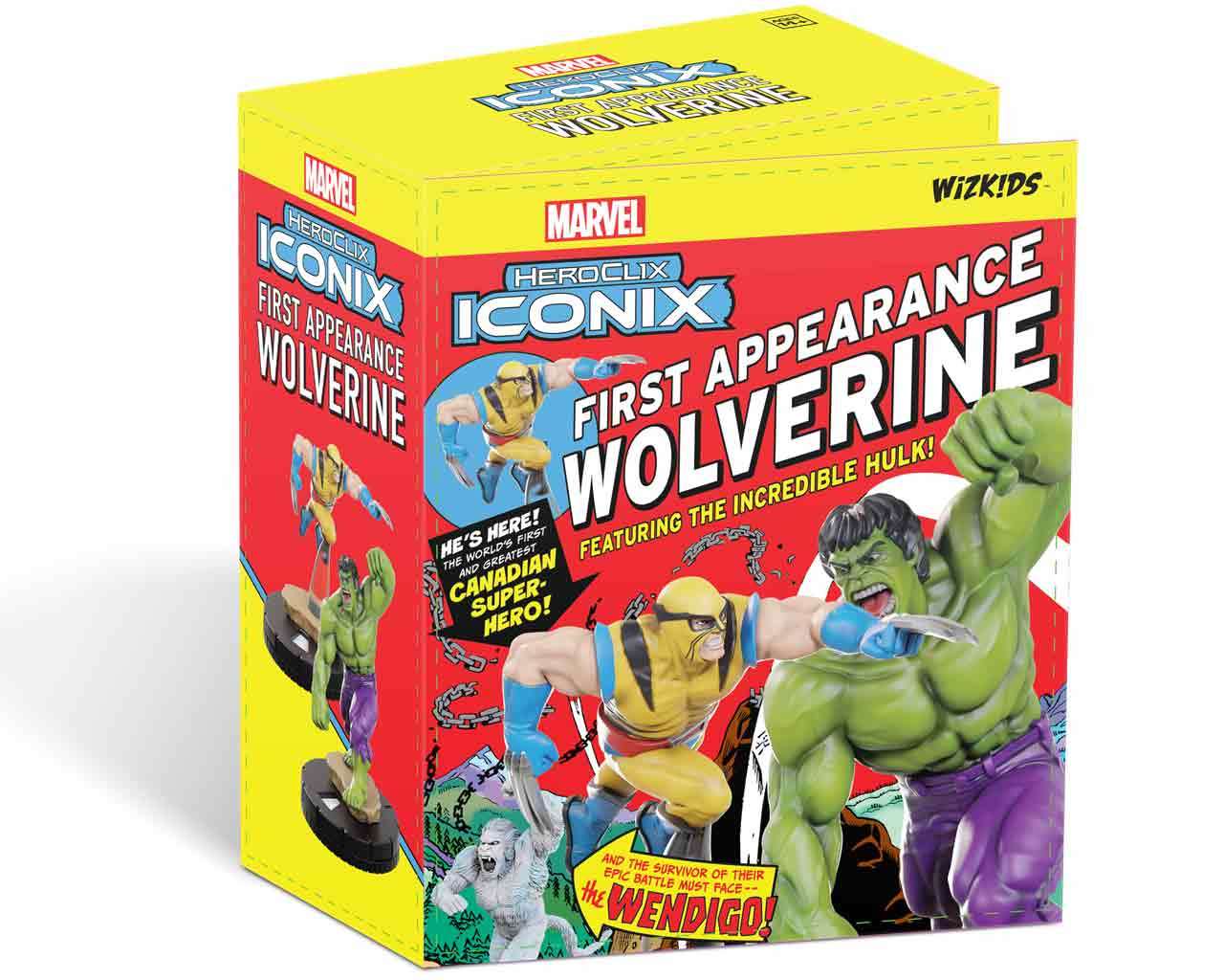Marvel HeroClix Iconix: Första Utseende Wolverine wizkids