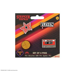 Stranger Things Säsong 1 Pin Set (4) - Robotto