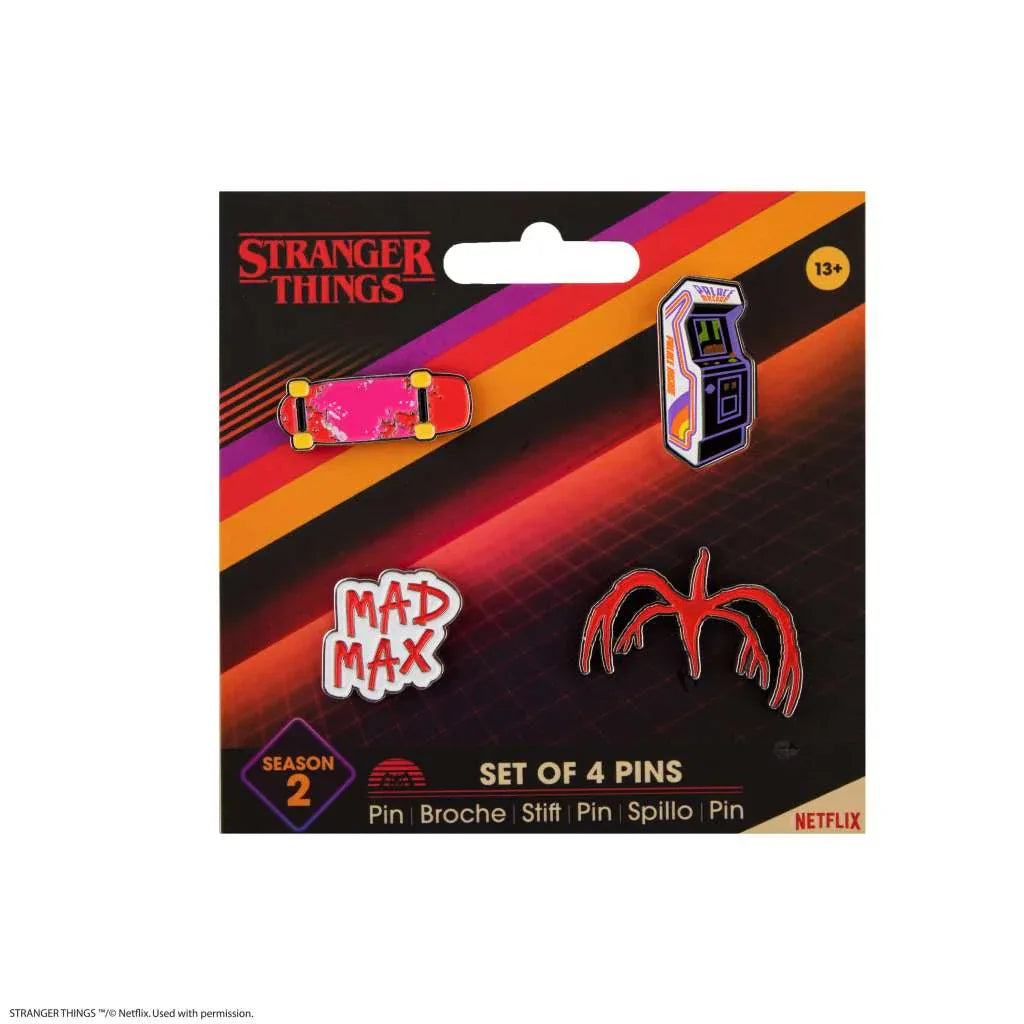 Stranger Things Säsong 2 Pin Set (4) - Robotto