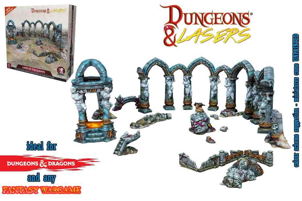 Dungeons & Lasers: Land of the Giants archon games