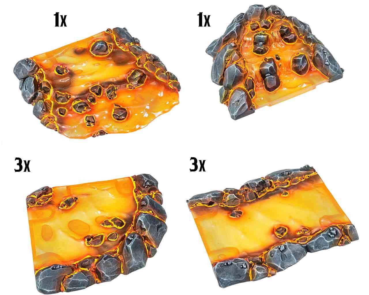 Dungeons & Lasers: Modular Lava Set archon games