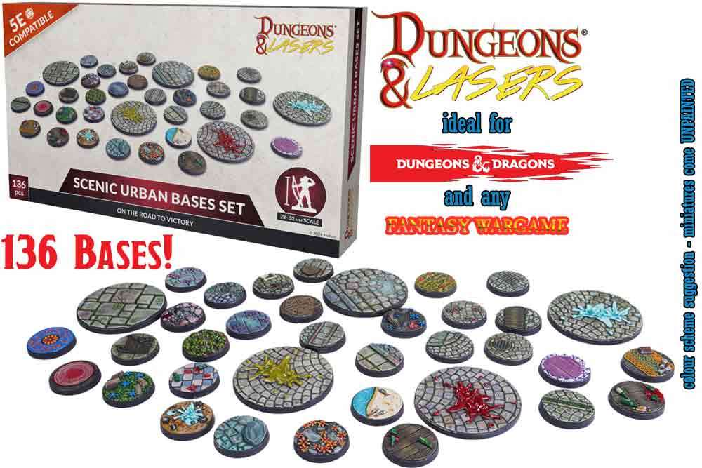 Dungeons & Lasers: Scenic Urban Bases Set archon games