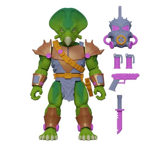 Saurozoic Warriors Ceratopsian Guard Action Figure boss fight studio