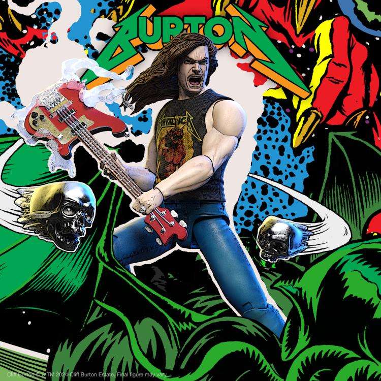 Cliff Burton Superhjälte Poster ULTIMATES! Actionfigur super 7