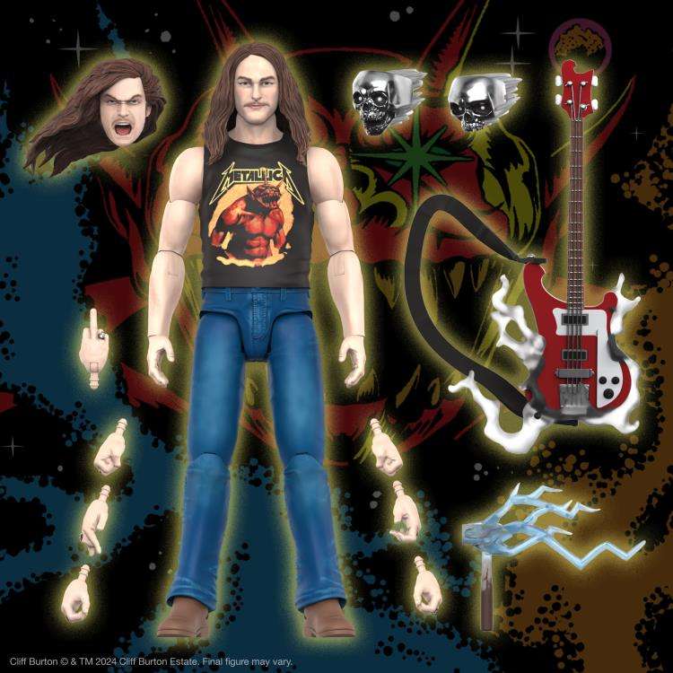 Cliff Burton Superhjälte Poster ULTIMATES! Actionfigur super 7