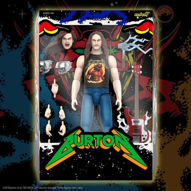 Cliff Burton Superhjälte Poster ULTIMATES! Actionfigur super 7