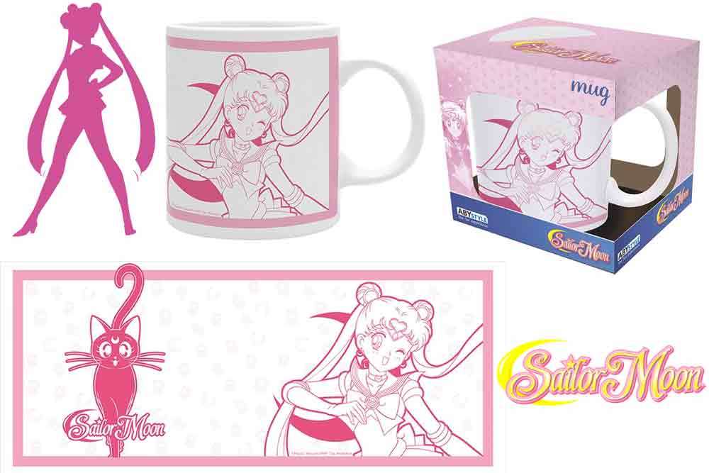 Sailor Moon Mugg med Luna - 320 ml i Presentförpackning abystyle studio