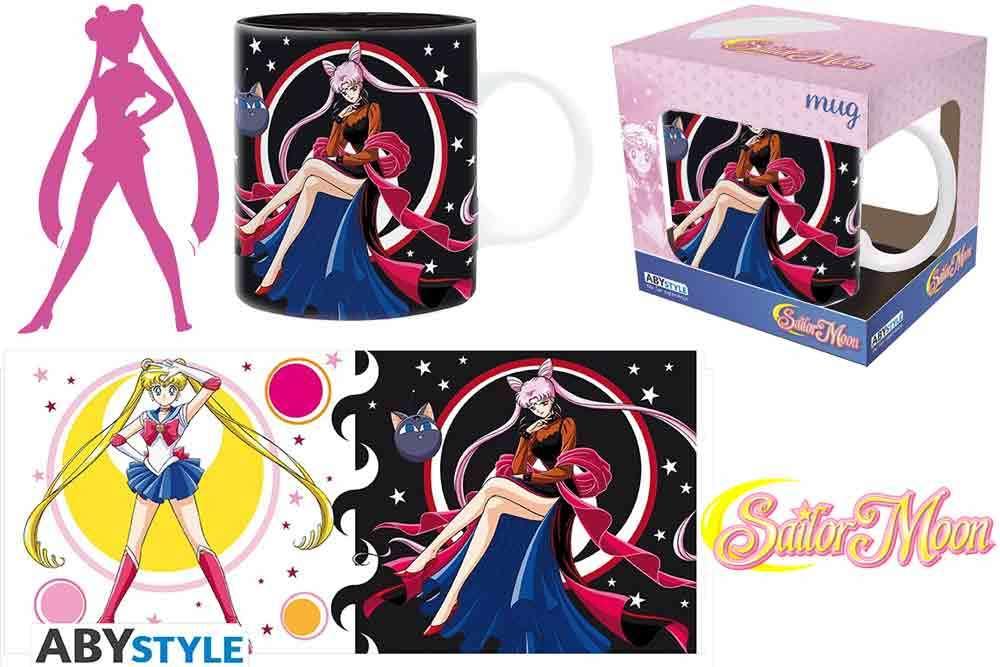 Sailor Moon vs Black Lady Mugg - En unik och stilig mugg för fandomälskare - Robotto