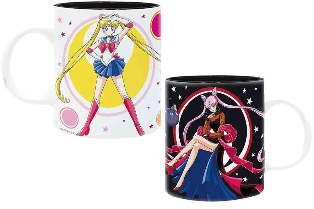 Sailor Moon vs Black Lady Mugg - En unik och stilig mugg för fandomälskare - Robotto