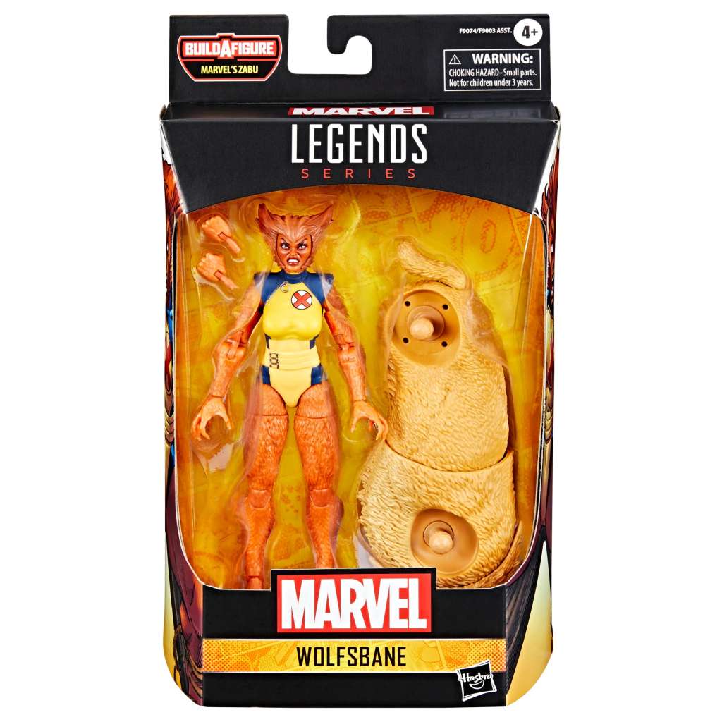 Marvel Legends Zabu Wolvesbane Byggbar Figur hasbro