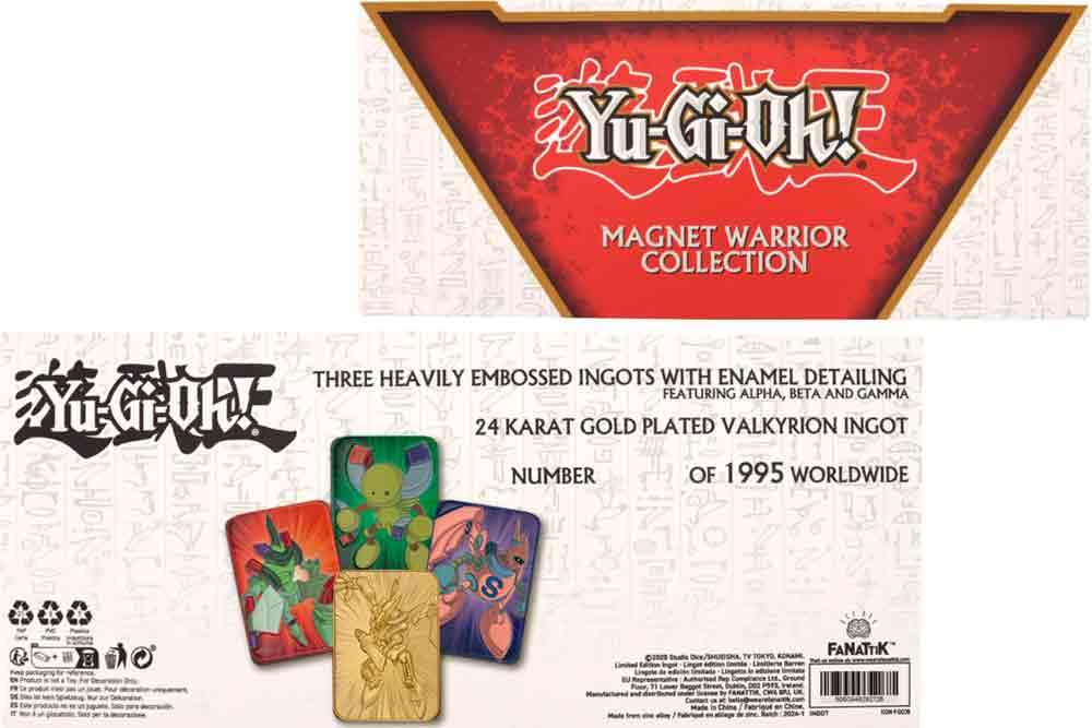 Yu-Gi-Oh! Limited Edition Magnet Warrior Ingot Set fanattik