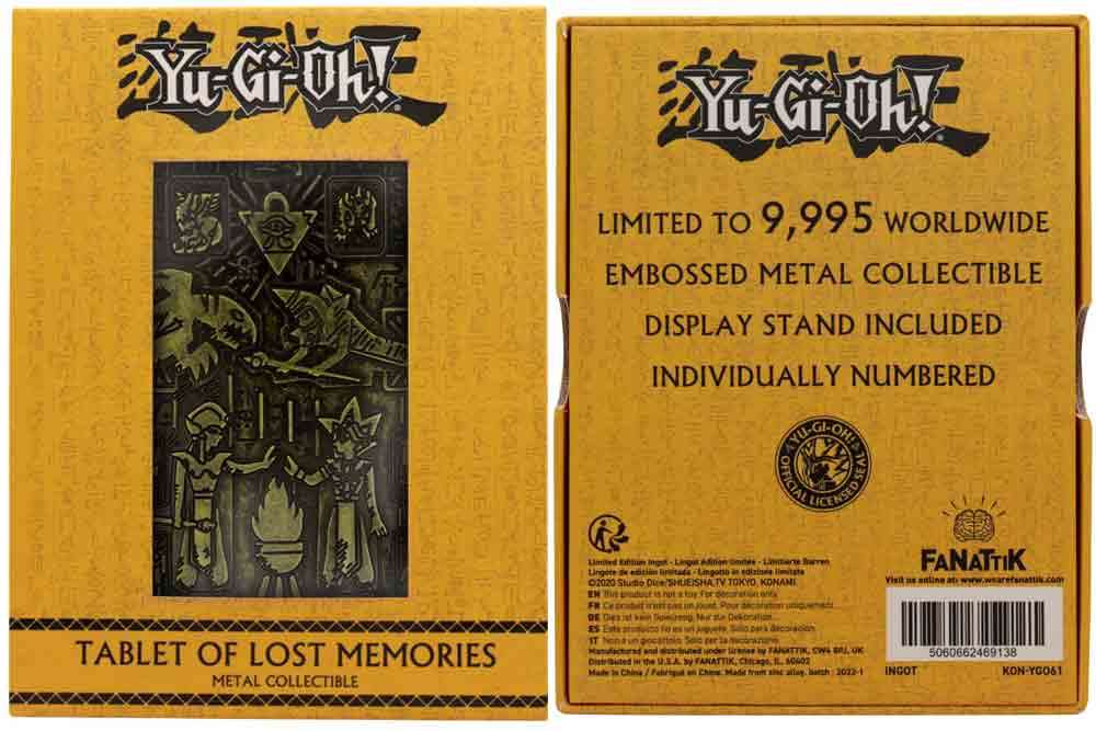Yu-Gi-Oh! - Limited Edition Tablet of Memories Ingot fanattik