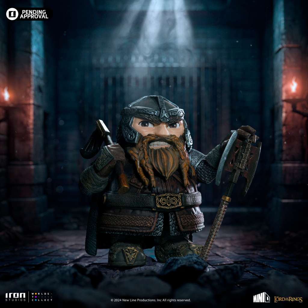 Lord of the Rings Gimli Minico iron studios