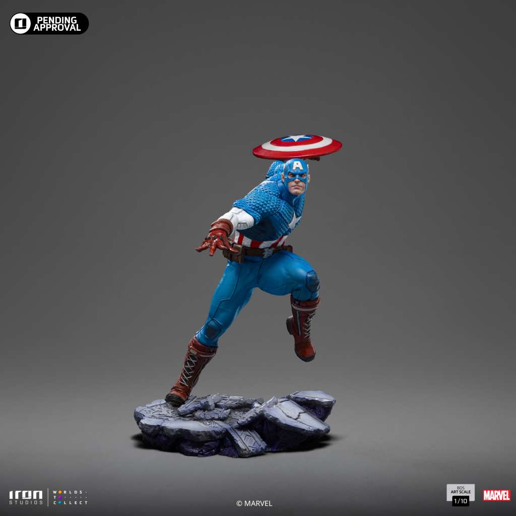 Infinity Gauntlet Captain America 1/10 Staty iron studios