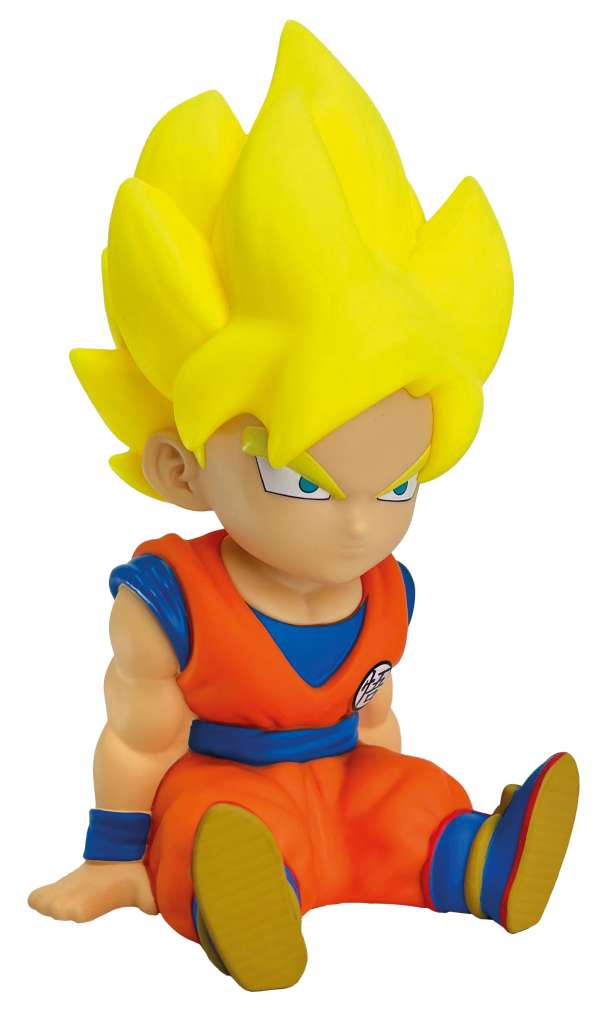 Dragon Ball Son Goku Super Saiyan Sparbössa plastoy