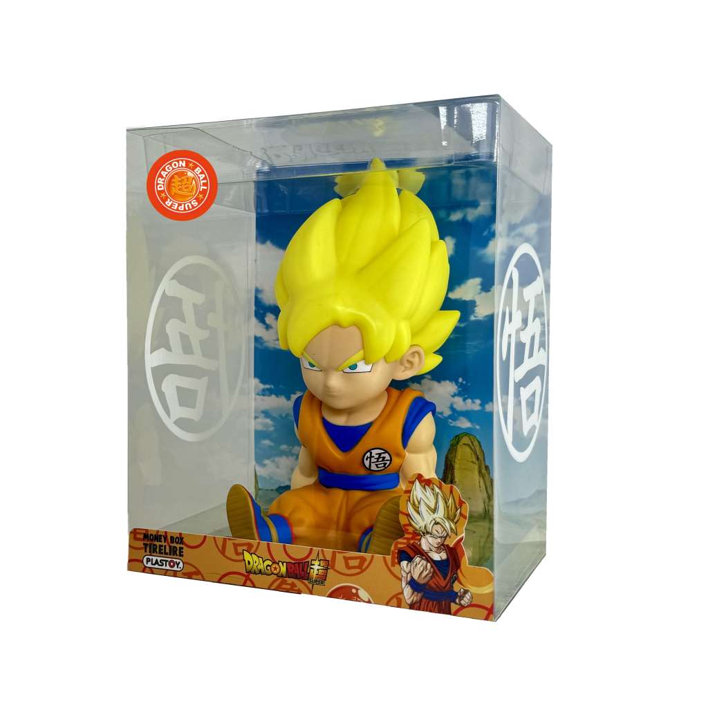 Dragon Ball Son Goku Super Saiyan Sparbössa plastoy