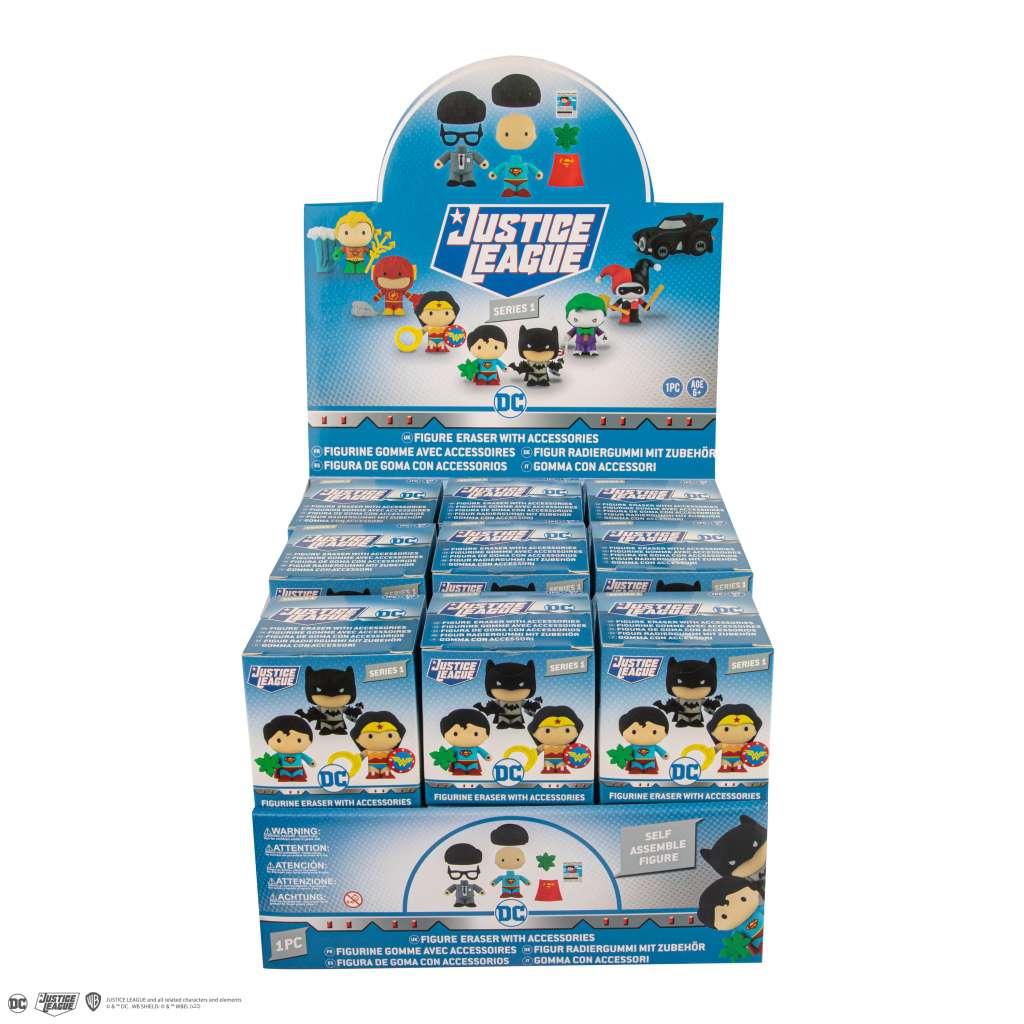 DC Comics Justice League Suddgummi Mysterie Display Box (24) - Robotto