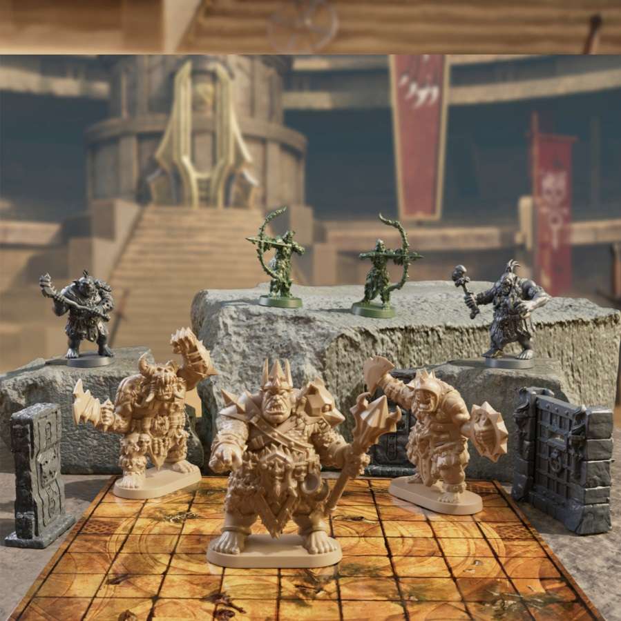 Heroquest: L'orda degli ogre – Byggsatser och Figurer hasbro