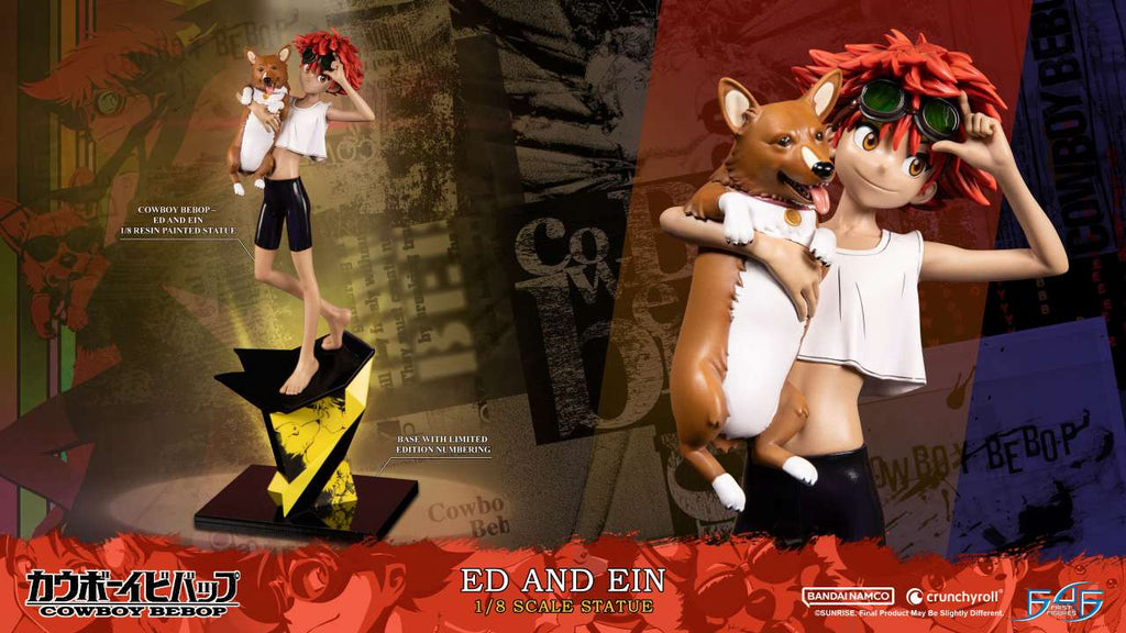 Cowboy Bebop Ed och Ein 1/8 Resin Figur first4figures