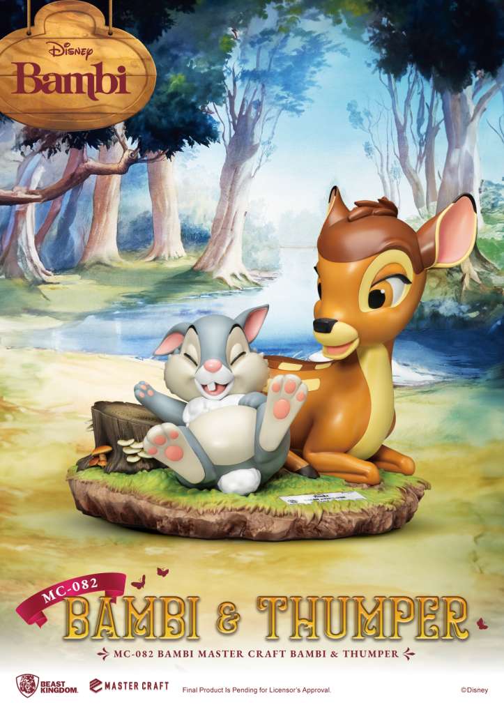 Bambi Master Craft Bambi och Thumper Samlarfigur beast kingdom