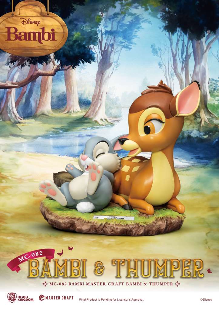 Bambi Master Craft Bambi och Thumper Samlarfigur beast kingdom