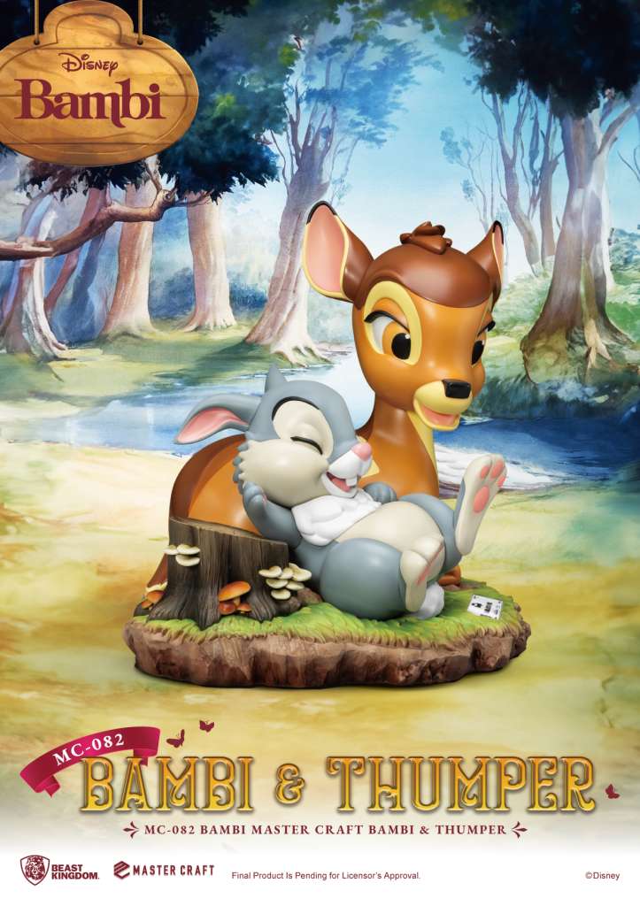 Bambi Master Craft Bambi och Thumper Samlarfigur beast kingdom