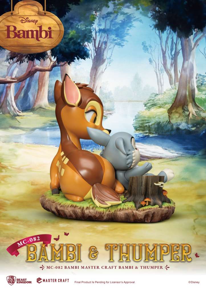 Bambi Master Craft Bambi och Thumper Samlarfigur beast kingdom