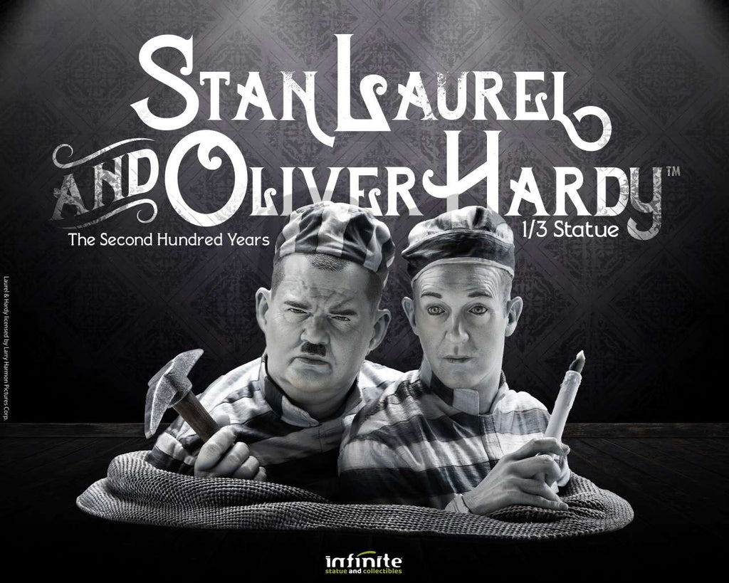 Stan Laurel & Oliver Hardy 1/3 Staty infinite statue