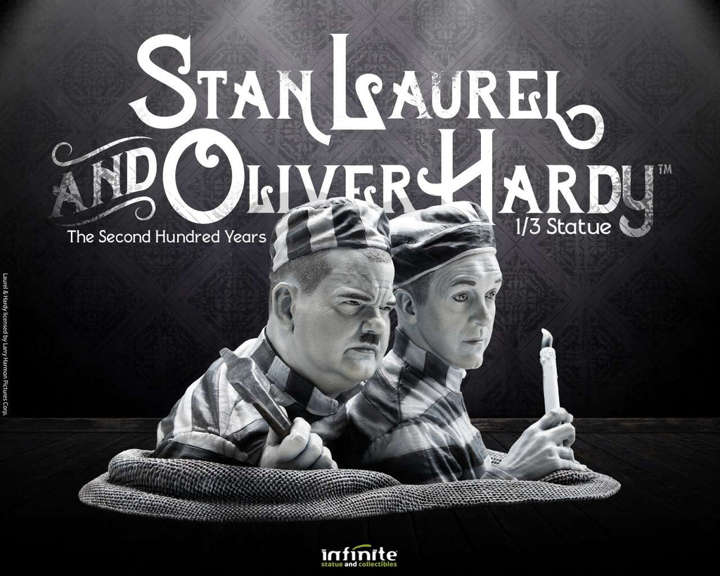 Stan Laurel & Oliver Hardy 1/3 Staty infinite statue
